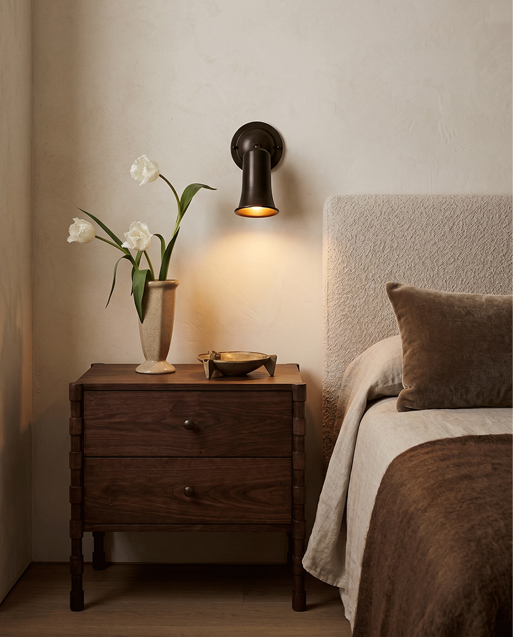 Bedroom vignette